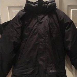 Men Black Marmot winter coat